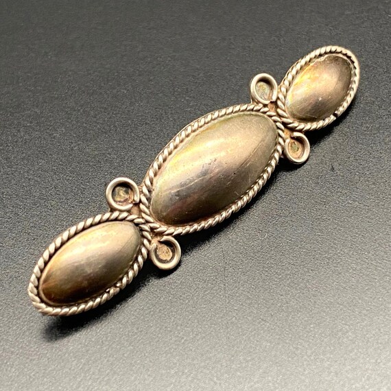 Vintage Navajo Gallup Mercantile Shop Native Sterling Silver Pin Brooch