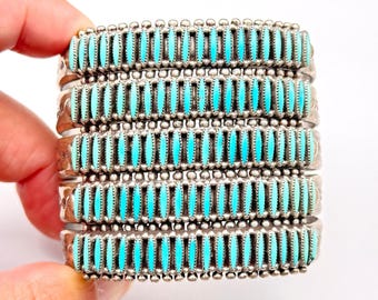 Native American Joan Douglas Zuni 925 Silver Turquoise Lapis