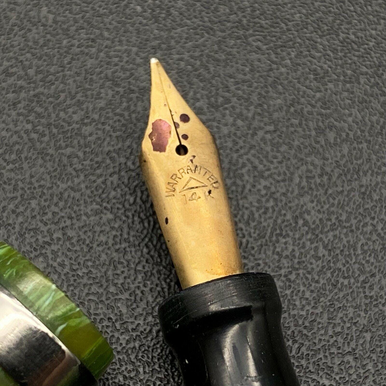 アンティーク　万年筆　WARRANTED 14KT レトロ 楽天市場】楽天スーパーセール！【中古】美品 ワランテッド WARRANTED