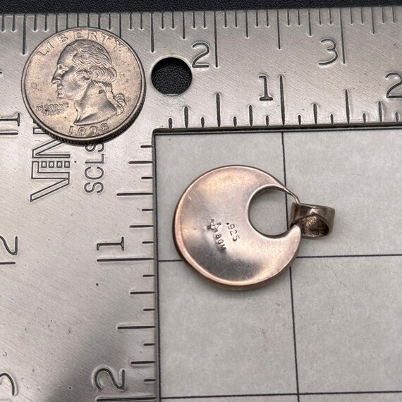 Vintage Southwestern Turquoise Sterling Silver Pe… - image 5