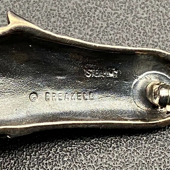 Vintage Corn Sterling Silver Pin Brooch - image 3