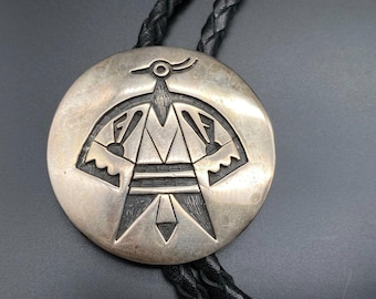 低価，本物保証 ホピ ペンダント Mark Tawahongva サンダーバード