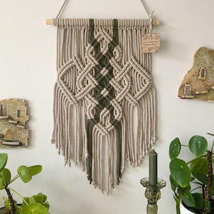 Celtic design wall art made in ireland, medieval tapestry woven wall hanging, ancestry gifts 12 x 29 inches