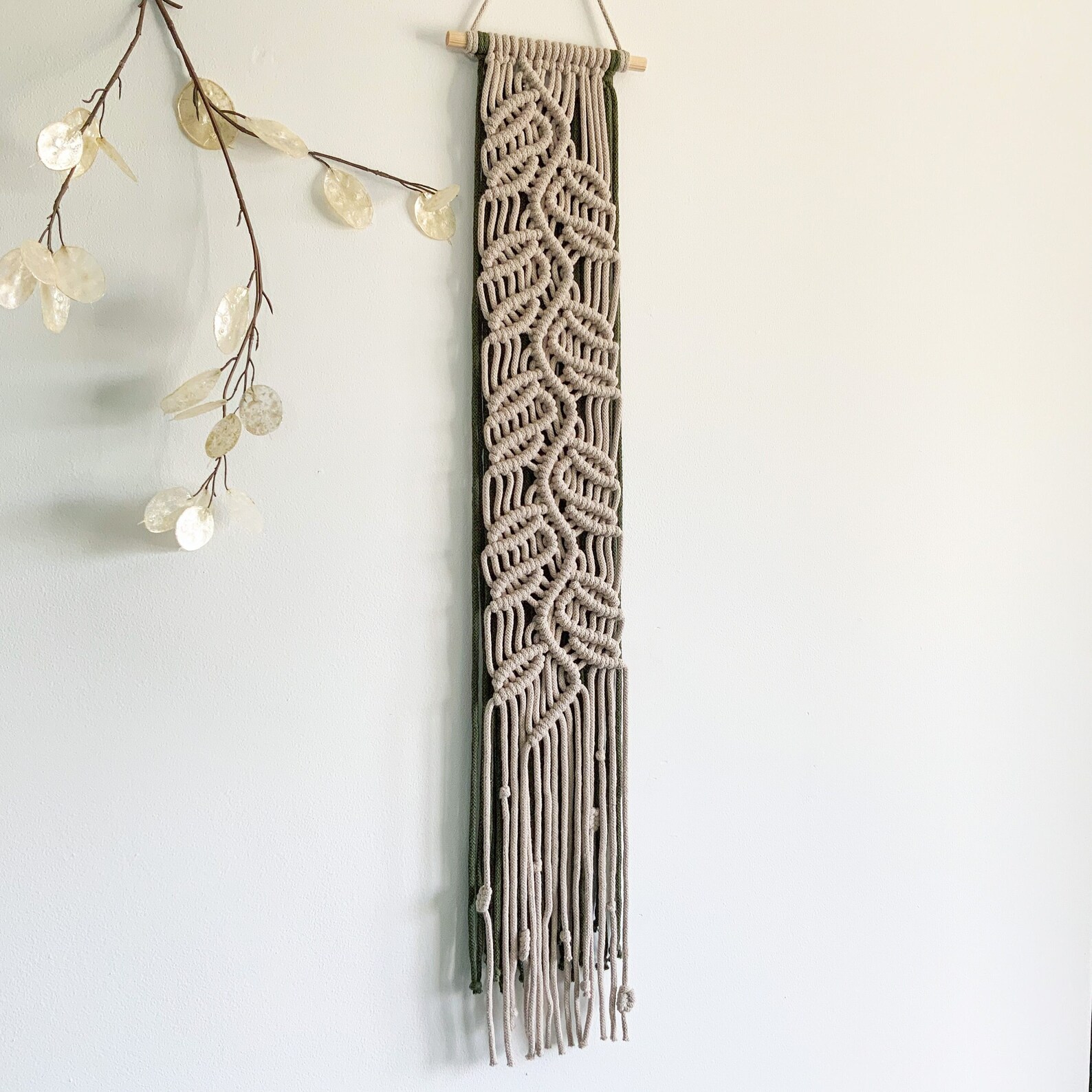 Vertical Wall Art Narrow Long Thin Tapestry Wall Hanging Etsy