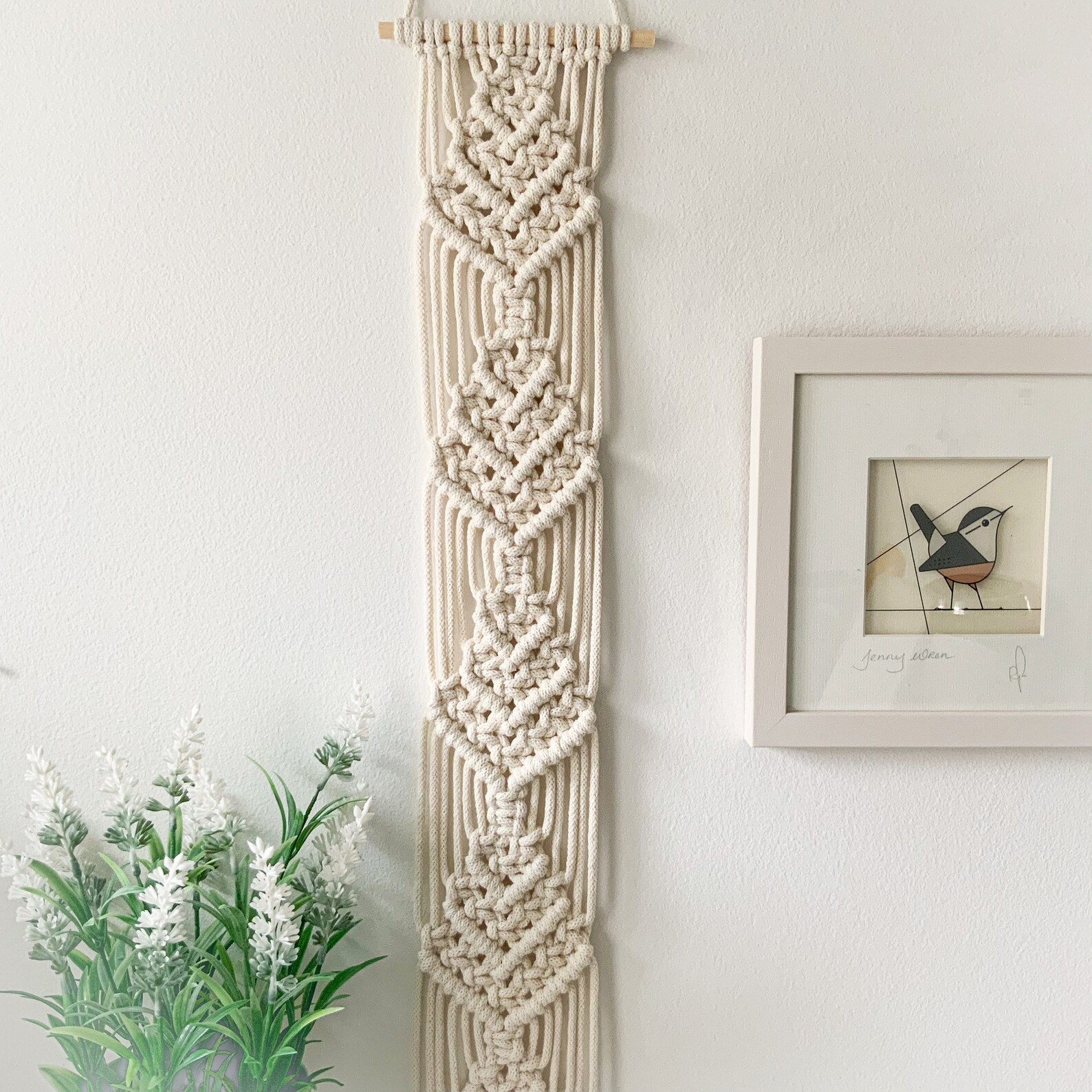 Long Narrow Vertical Wall Art Woodland Woodsy Wedding First Etsy UK