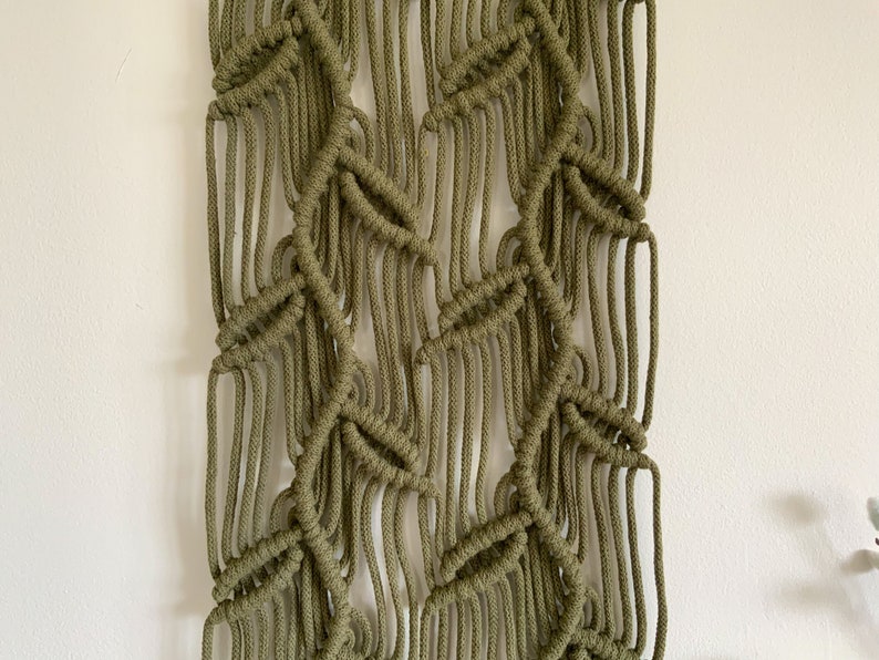 Woodland Theme Long Vertical Wall Hanging Narrow Earthy Wall Etsy