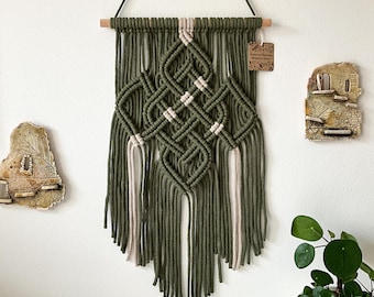 Celtic wall hanging, Medieval tapestry, Irish wall art handmade in Ireland.