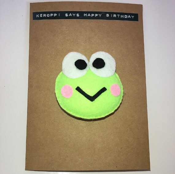 Keroppi Birthday Cards