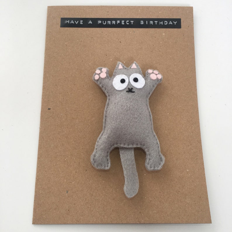 magnet anniversary card kitten card Cat Magnet Card kawaii cat cute birthday card cat card cat lover Mother/'s Day magnet card gift
