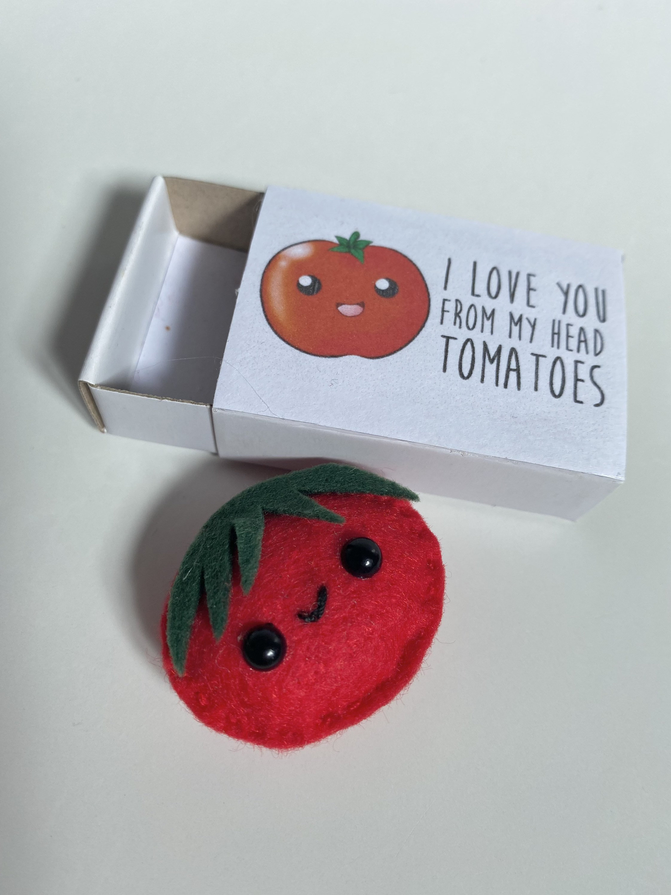 Mini tomato magnet gift cute gift anniversary gift i love | Etsy