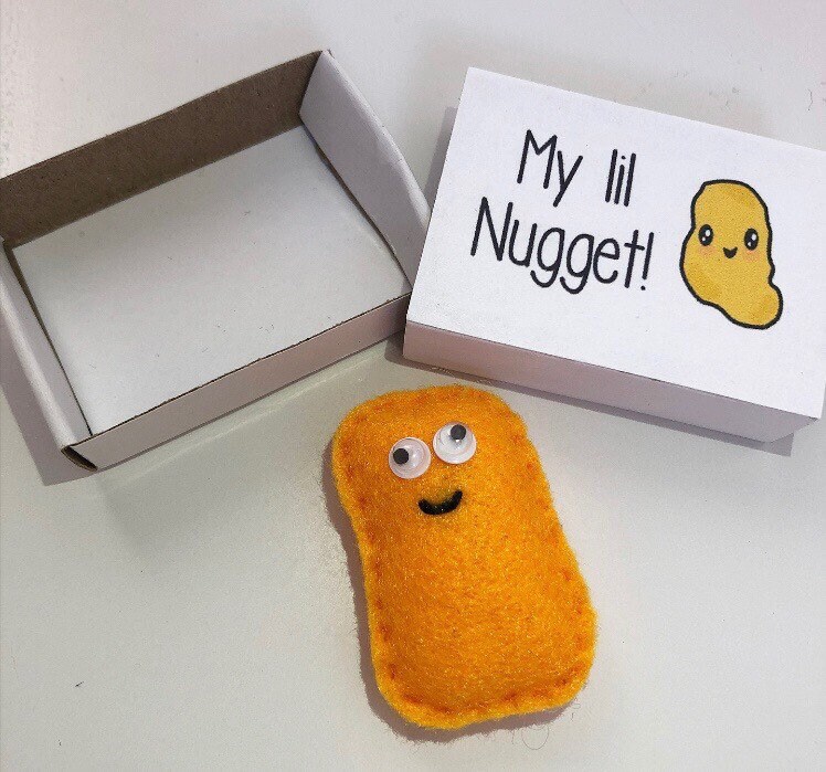 Miniature Nugget Gift. Miniature Chicken Nugget Etsy