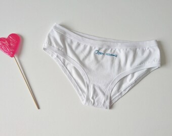embroidered underwear