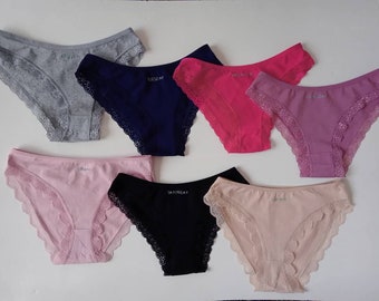 Mutandine di sesamo aperte Mutandine ricamate a mano Bikini in | Etsy Italia