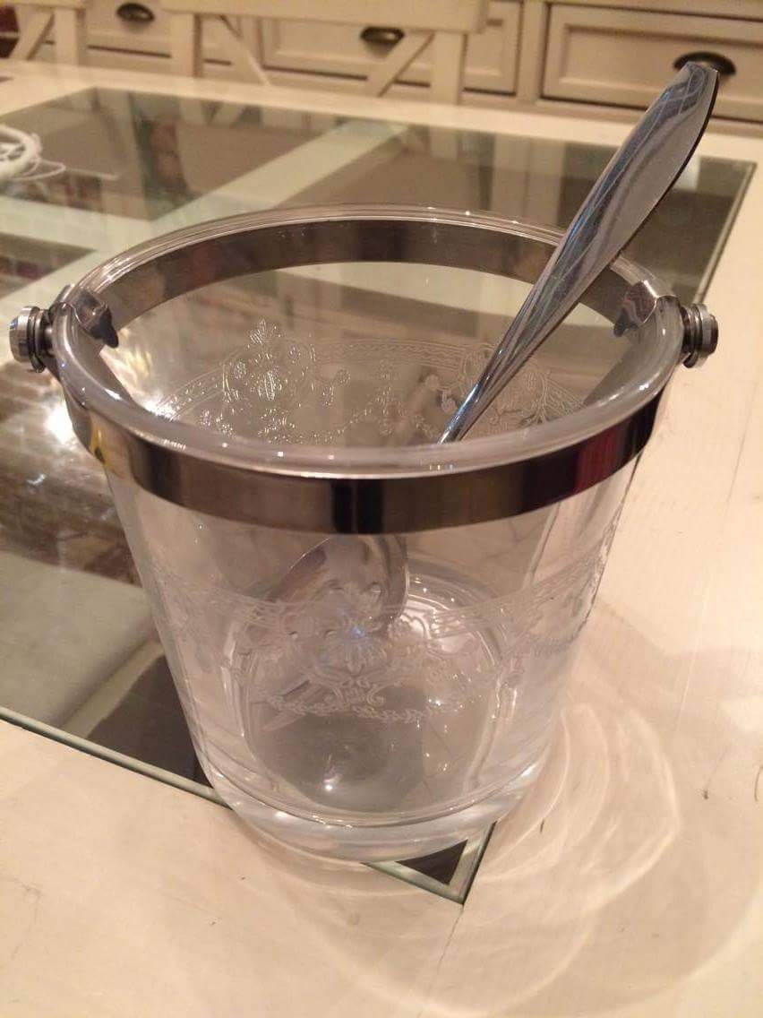 Seau à Glace avec Sa Cuillère Inox