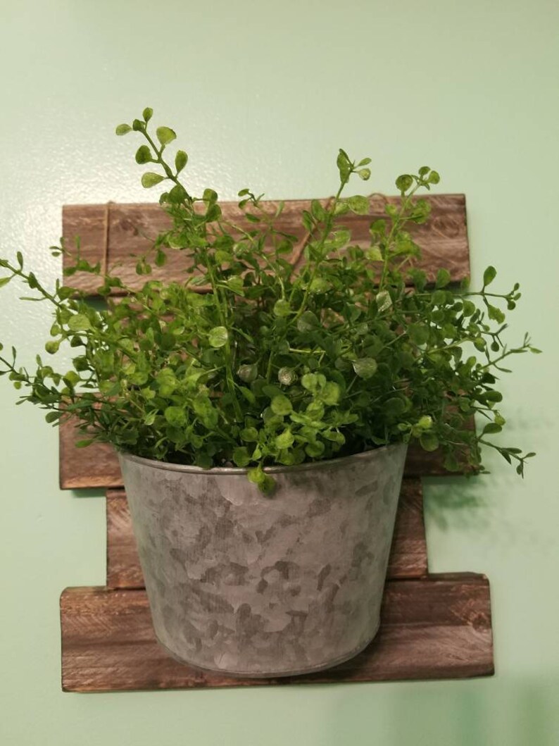 Rustic wall decor farmhouse wall decor hanging planter Etsy