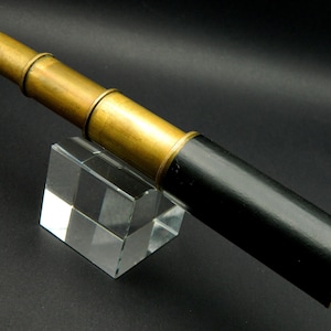 Bygone Mini-Telescope Children's Toy /Monocular Spyglass (3 Pull Brass)