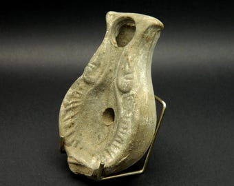 ローマの石油ランプ、シレノスを描いた古代ギリシャのランプ、ギリシャ