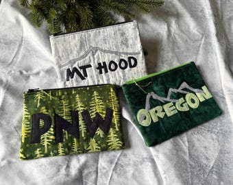 PNW/Mt Hood/Oregon Zip Bags