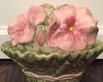 Pansy Flower Candy Dish