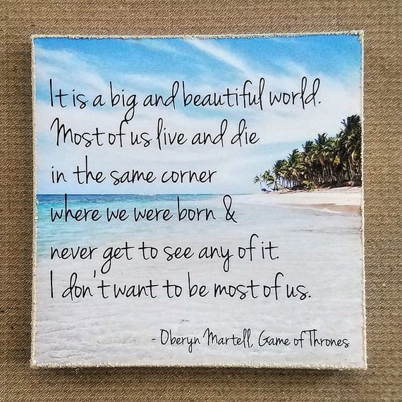 Beautiful World 4x4 Photo Mounted On Canvas Game Of Etsy