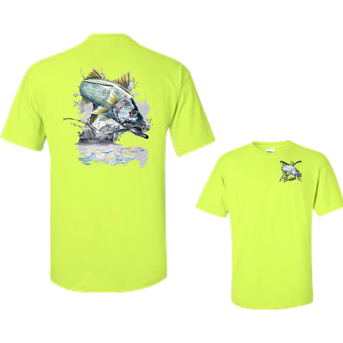 Jumping Snook Fishing Sergeant Robalo Florida Fish Tee T Shirt | Etsy