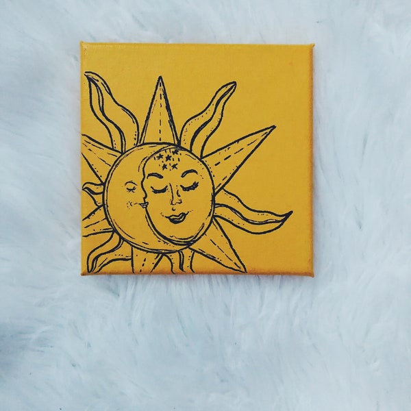 Tiny Sun & Moon Painting