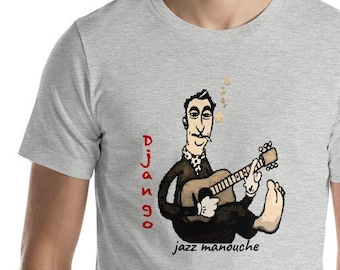 Comics: Jazz Manouche   --  Short-Sleeve Unisex T-Shirt