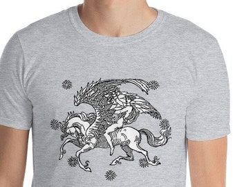 Pegasus -- Graphic T-Shirt: Unisex Short-Sleeve Tee