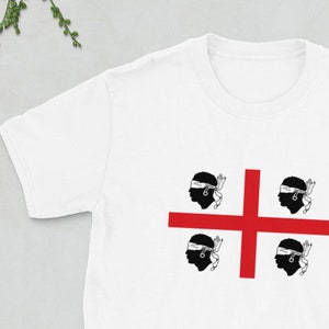 Flag of  the Four Moors -- (Sardinia)    ---Short-Sleeve Unisex T-Shirt