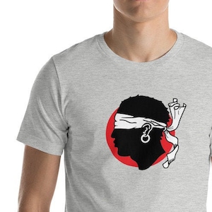 Moor&#39;s Head ( from the Flag of Sardinia  )-- Short-Sleeve Unisex T-Shirt