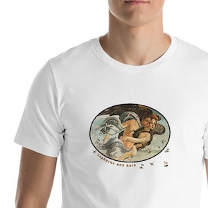 Kunst: Die Geburt von Venus, Zephyrus und Aura (besonders) Kurzärmeliges Unisex-T-Shirt