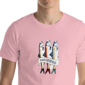 T shirt sardines Etsy Italia