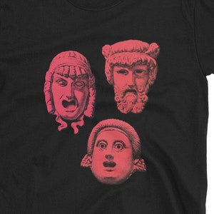 Ancient Greek Theatre Masks      ---- Short-Sleeve Unisex T-Shirt