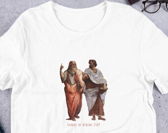 Art: The School of Athens, Raphael, 1509 -- Short-Sleeve Unisex T-Shirt