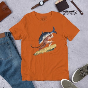 Animals: Big fish and Man with tail