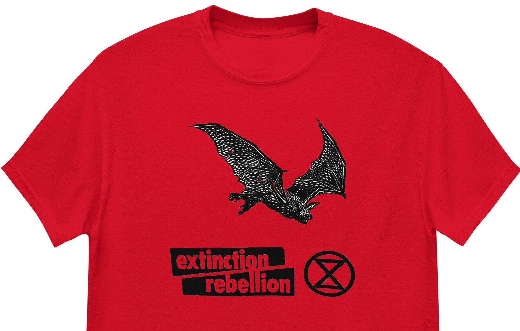 Show Your Support With This Climate Change Extinction Rebellion Vinyl Decal – Perfect For Your Car Or Van (Red, Glossy Finish)
