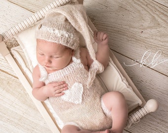 Neugeborenen Set Junge Mohair Neugeborenen Requisiten Foto Outfit Baby Body Baby Fotografie Prop Neugeborenen Accessoires Neugeborenen