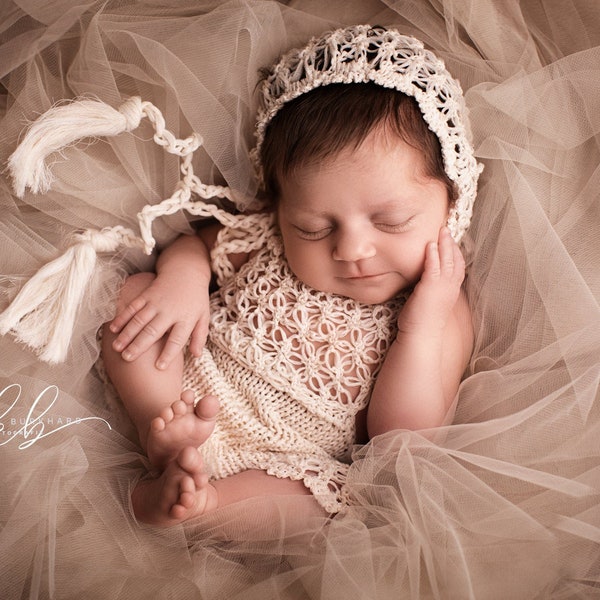 Ensemble barboteuse nouveau-né pour filles, accessoires de photographie pour nouveau-nés, barboteuse pour fille nouveau-née, tenue pour nouveau-né à la maison