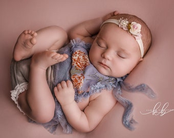 Baby Photography Outfit Pizzo Body Hairband