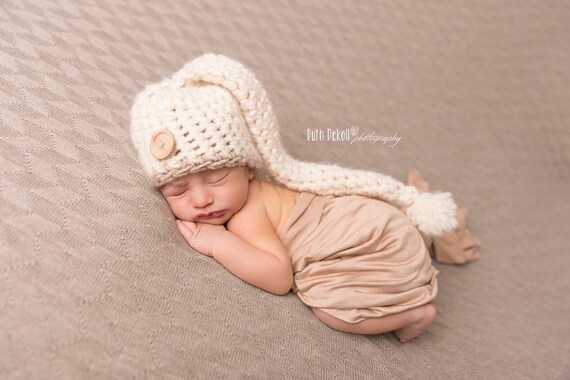 Baby Strickmütze Neugeborenen Fotoshooting Newborn Fotografie Kinderfoto Vincent