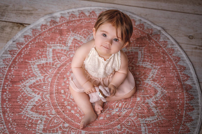 Baby Haarband Trockenblumen Blumen /Taufe wächst mit/ Babys und Kleinkinder/Shooting/ Hochzeit Bild 6