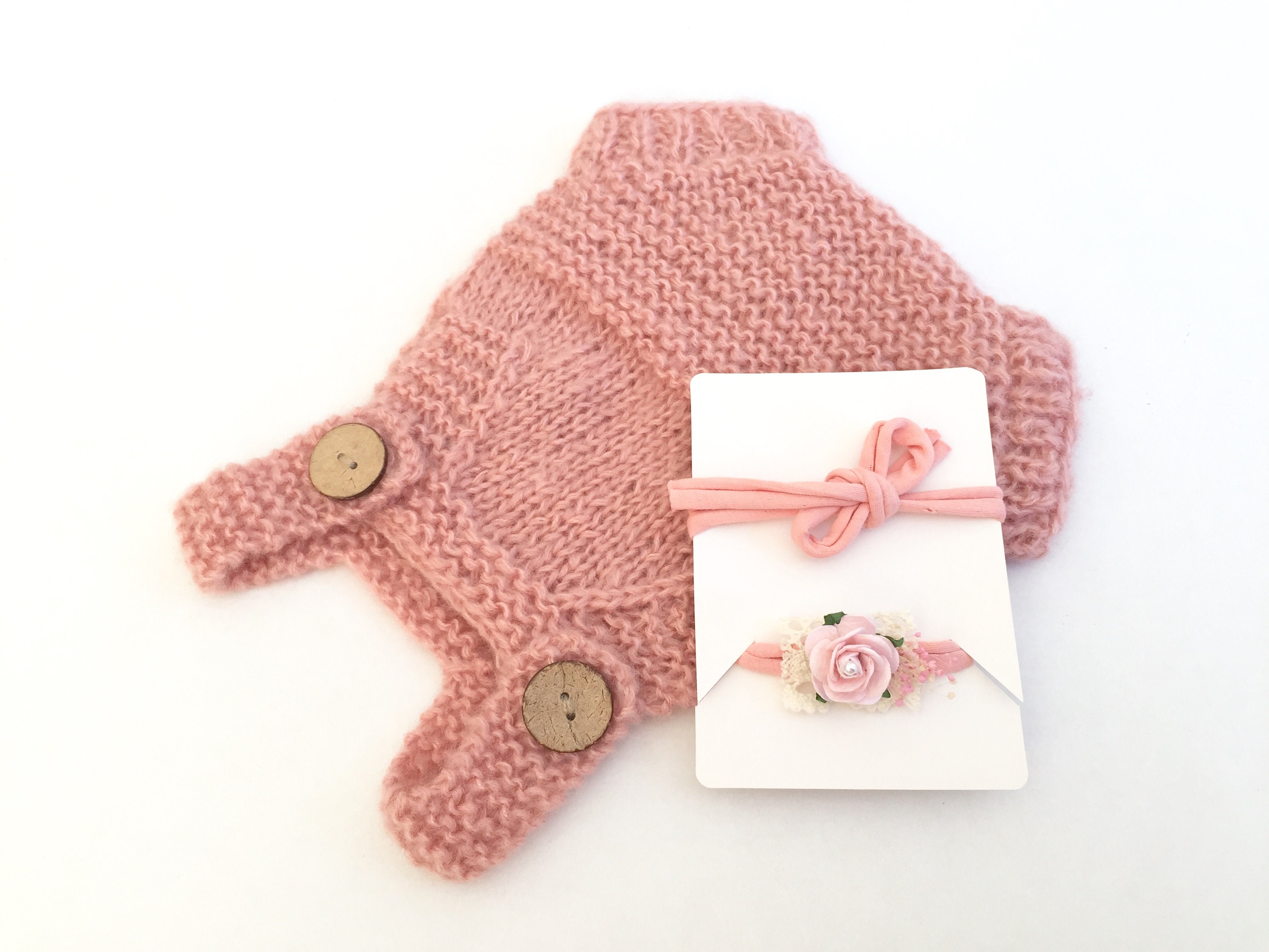 Newborn Set Bodysuit and Hairband