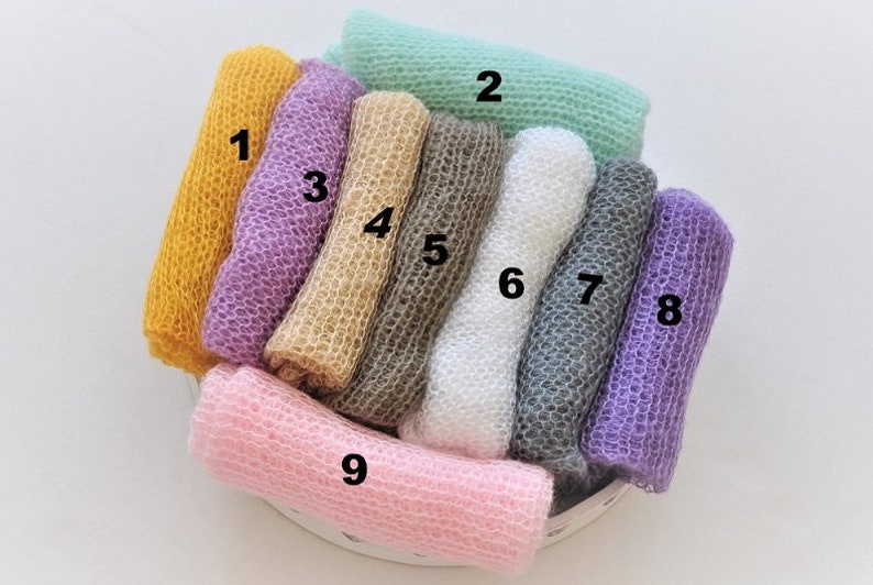 Stretch Wraps for Newborn Photography, Baby Photography Cloth Newborn Photoshoot Props, image 1