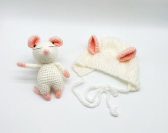 ensemble de souris pour nouveau-nés/accessoires pour nouveau-nés/accessoires de photos pour enfants