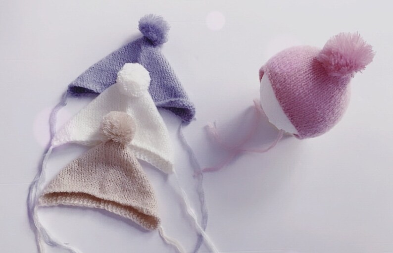 Newborn beanie from mohair newborn set baby beanie newborn beanie baby shoot photoshoot photoaccessory baby baby beanie