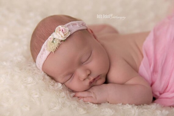 Diadema de bebé para bautizo y diadema de niña como corona de flores para  el cabello/flores secas/accesorios para el cabello de margaritas/atuendo
