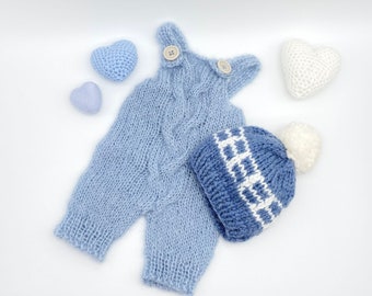 Accessoires pour bébé /Mohair Global /Chapeau et cœur en feutre /Photographie de bébé /rose/Taille unique / 0-3 mois /Prise de vue nouveau-né