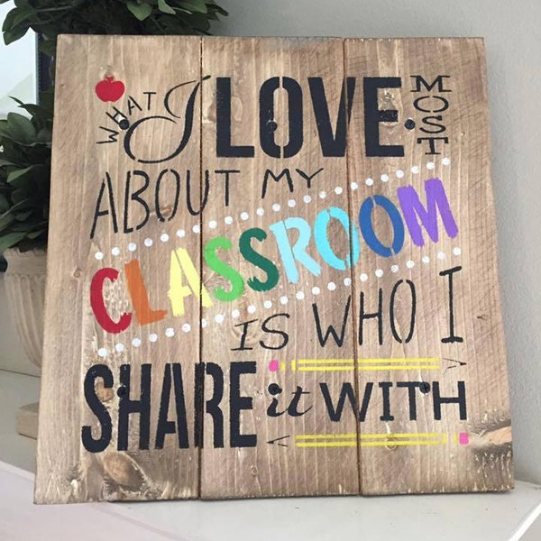 What I Love Most About My Classroom