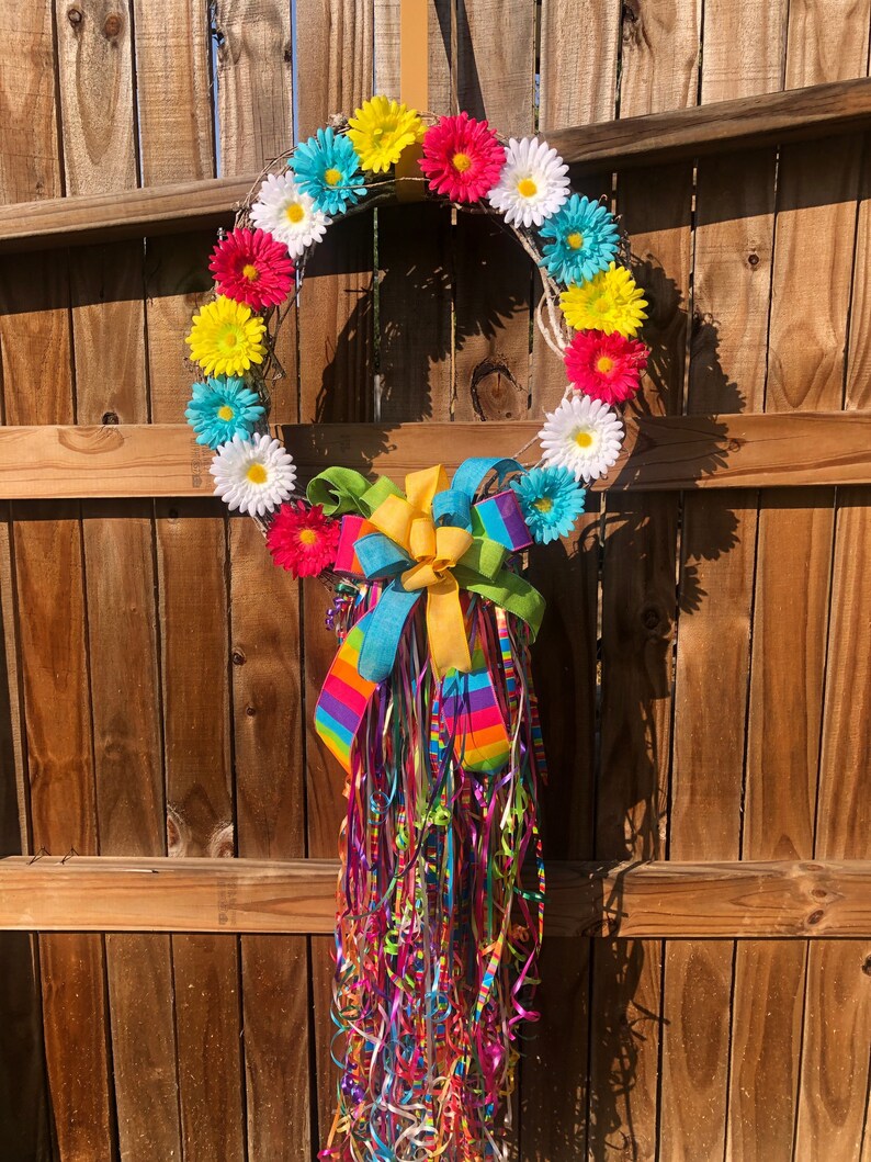 Fiesta Wreath Fiesta San Antonio Spring Wreath Etsy