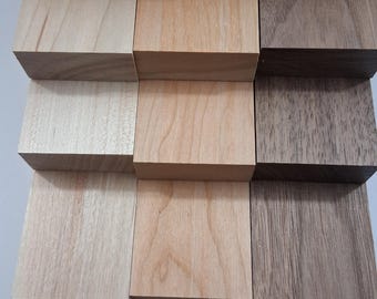 Kiln-Dried Maple, Cherry, and Black Walnut Craft Wood Boards (18" x 2" x 3/4" +/-1/16")